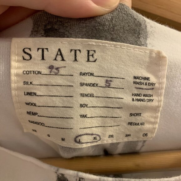 STATE The Label Boxy Crop Tee - Picture 3 of 4